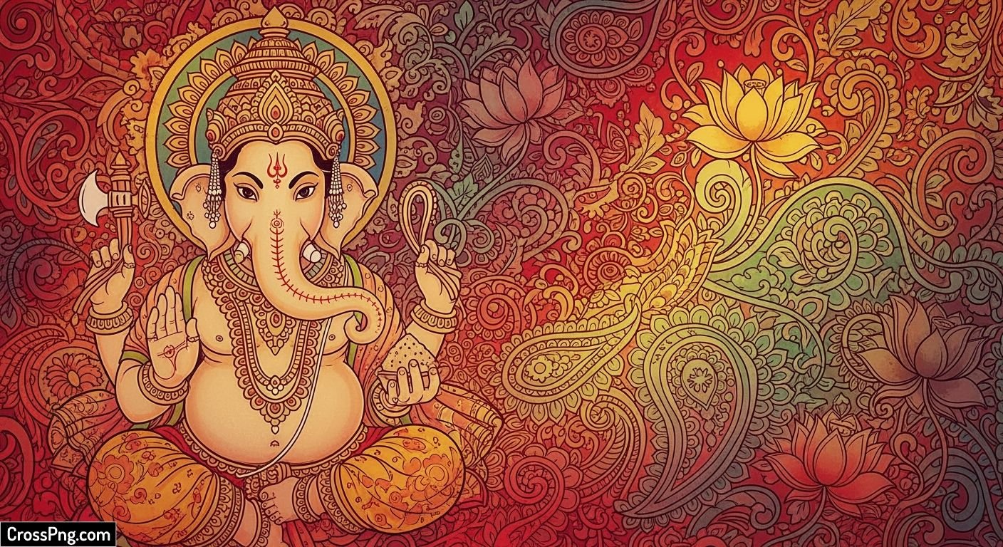 Ganapati background image image 3