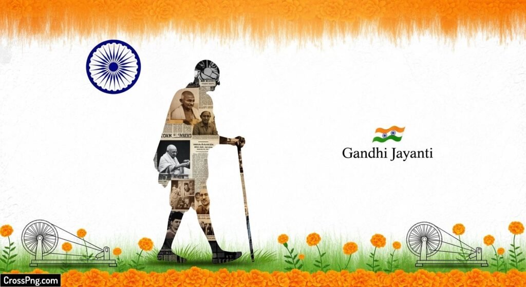 Gandhi jayanti background image 2