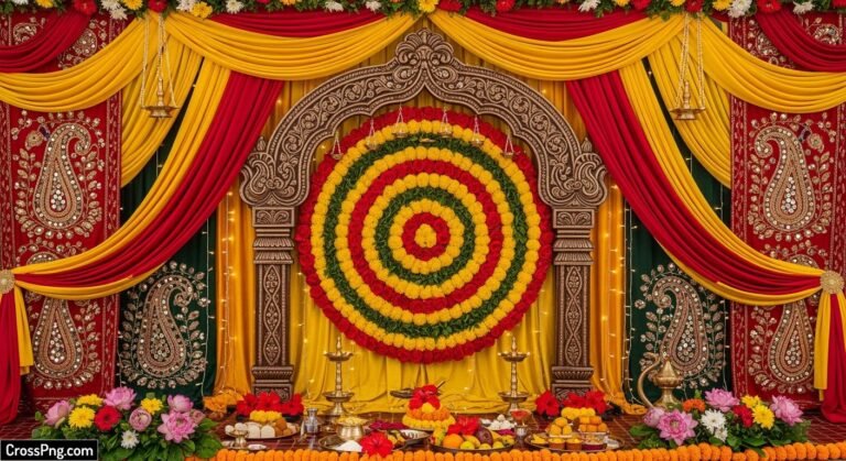 Ganesh background decoration image