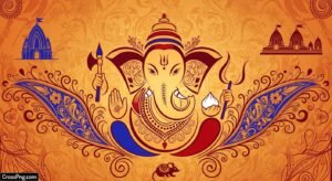 Ganesh background design image 2