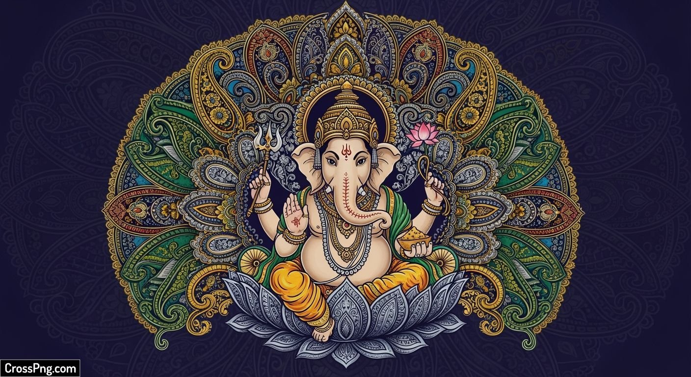 Ganesh background designs image