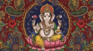 Ganesh background designs image 2