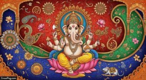 Ganesh background designs image