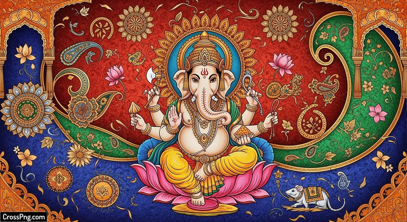 Ganesh background designs image