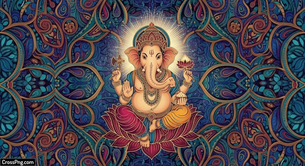 Ganesh background for editing image