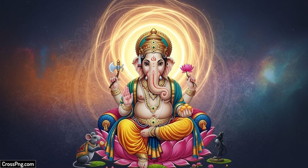 Ganesh background for editing image 3