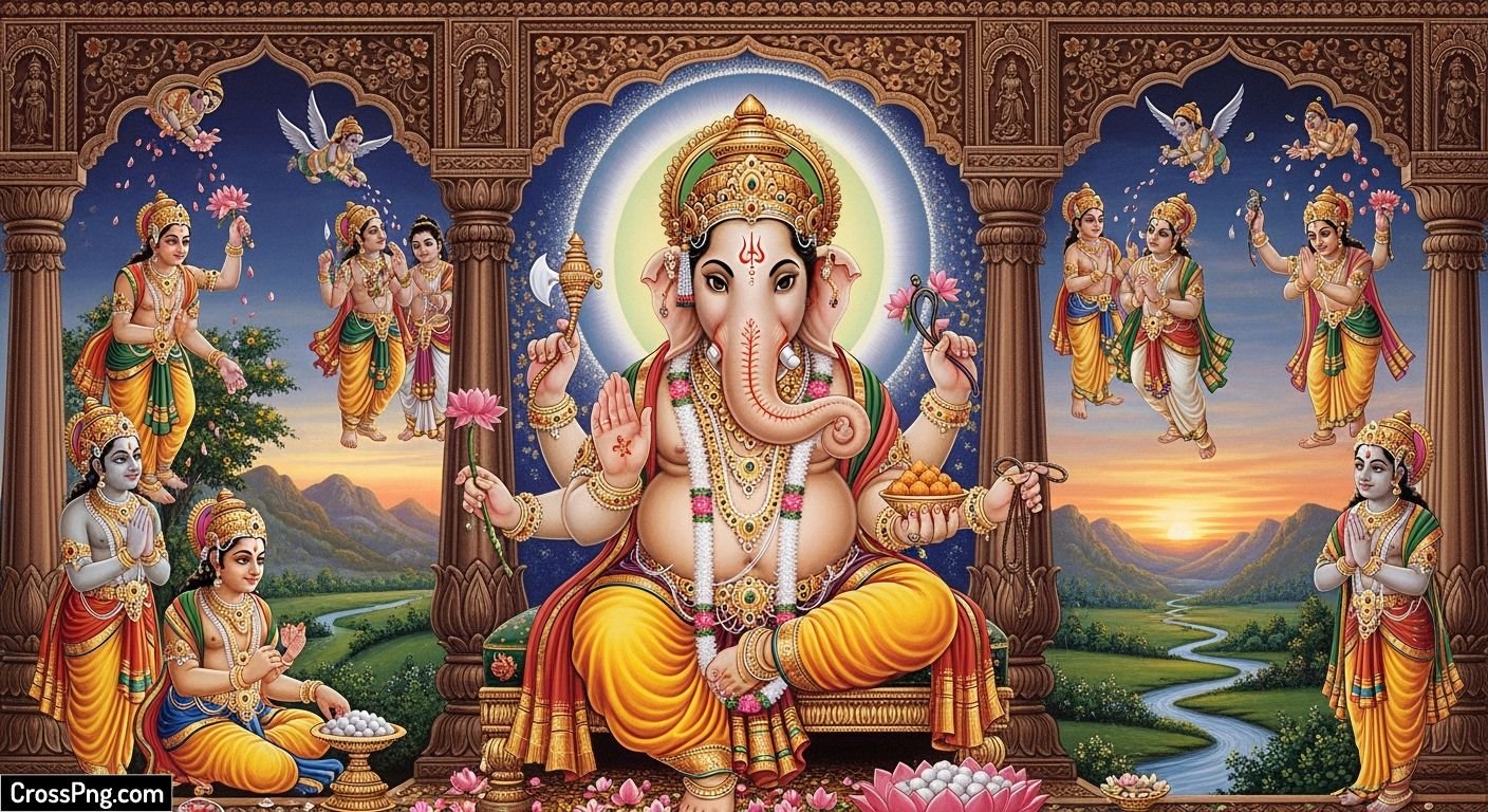 Ganesh background images image 3