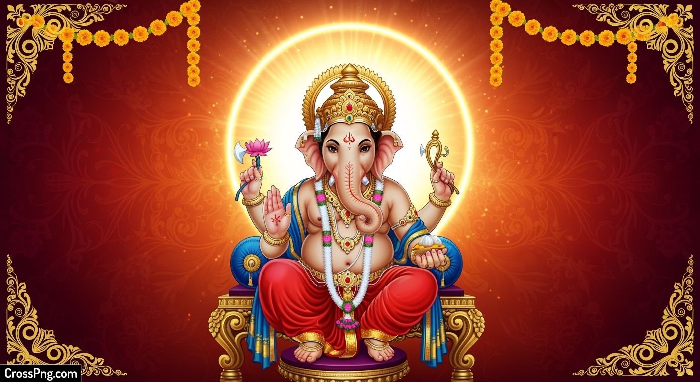 Ganesh banner background image 3