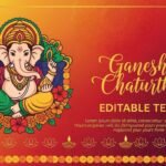 Ganesh chaturthi banner editing background image