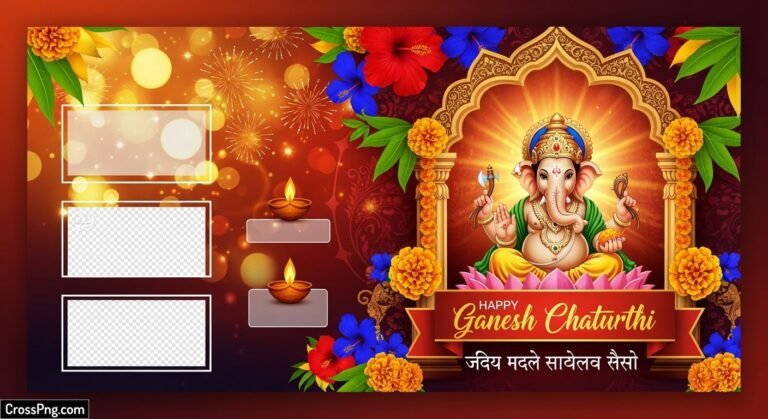 Ganesh chaturthi banner editing background image
