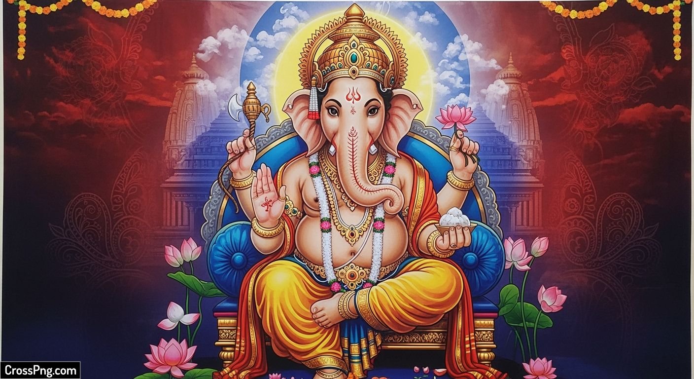 Ganesh flex background image 3
