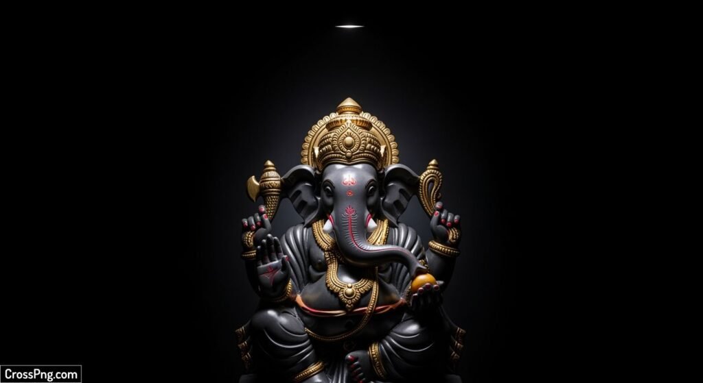 Ganesh images black background image