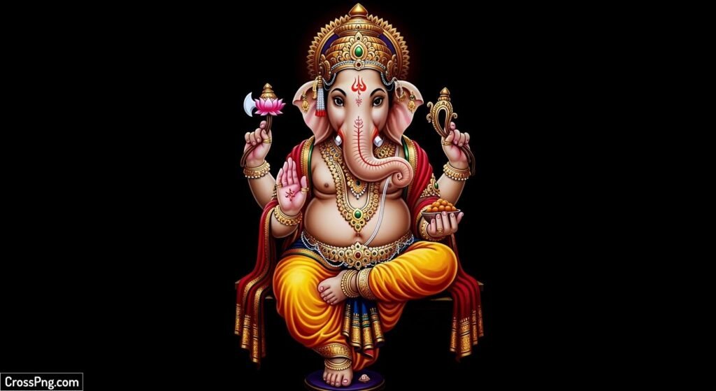 Ganesh images black background image 2