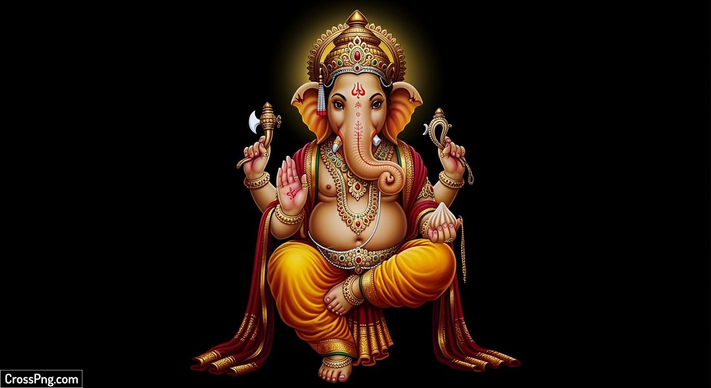 Ganesh images black background image 3