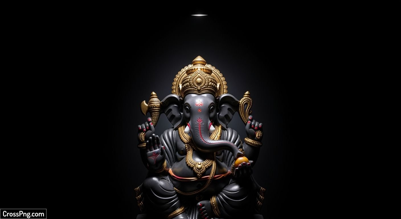Ganesh images black background image