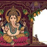 Ganesh invitation background image 3
