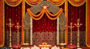 Ganesh ji background decoration image