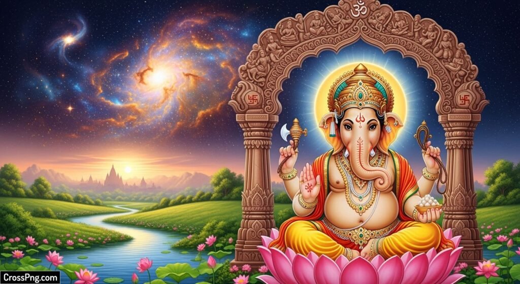 Ganesh ji background image