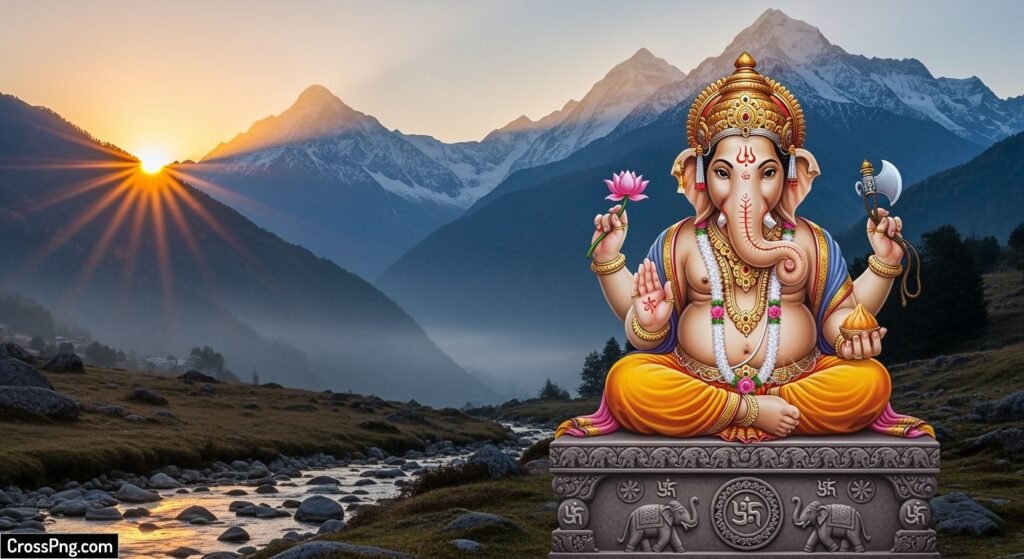 Ganesh ji background image