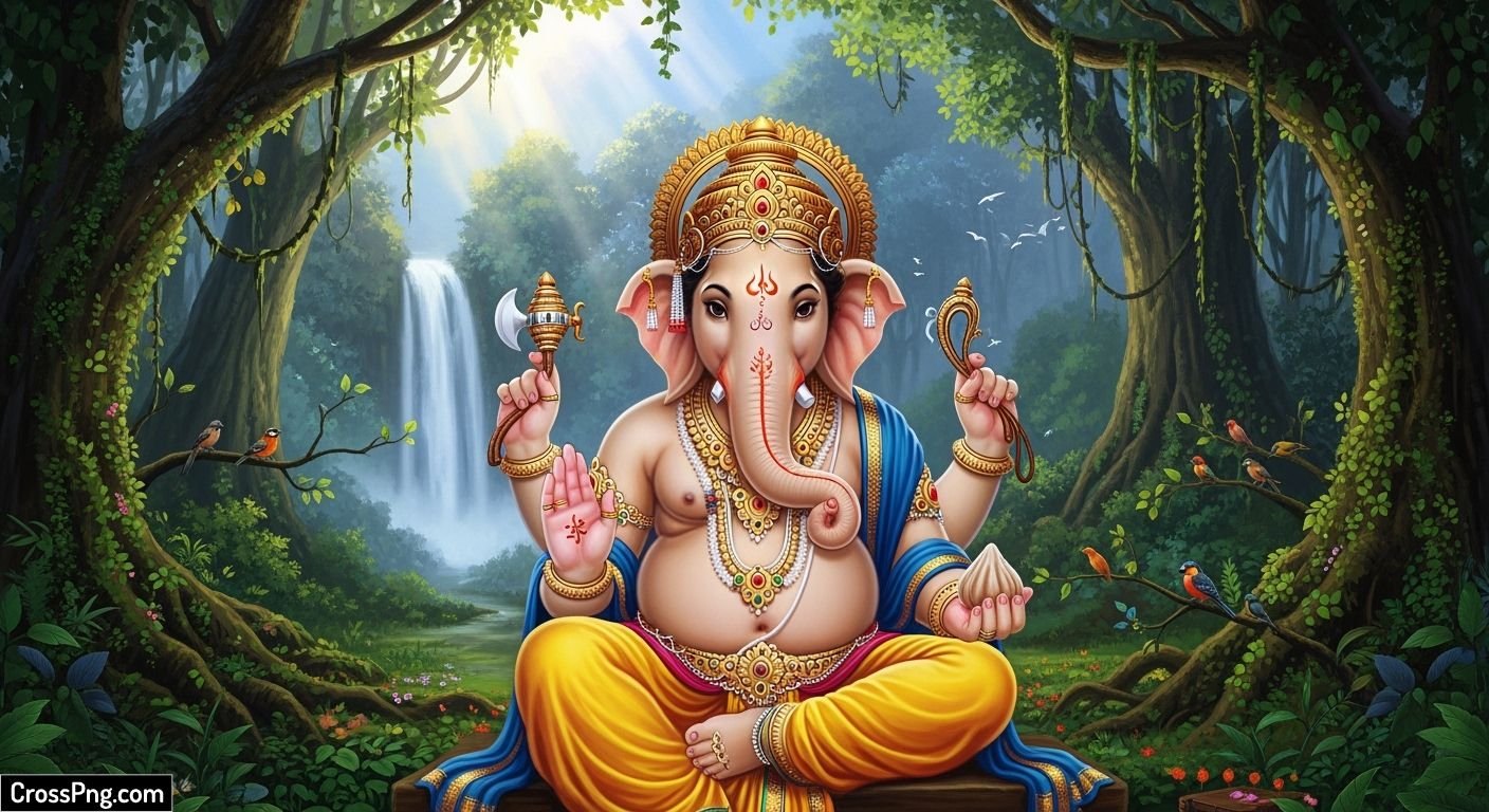 Ganesh ji background image 2