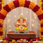 Ganesh murti background decoration image 3