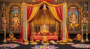 Ganesh puja background image 2