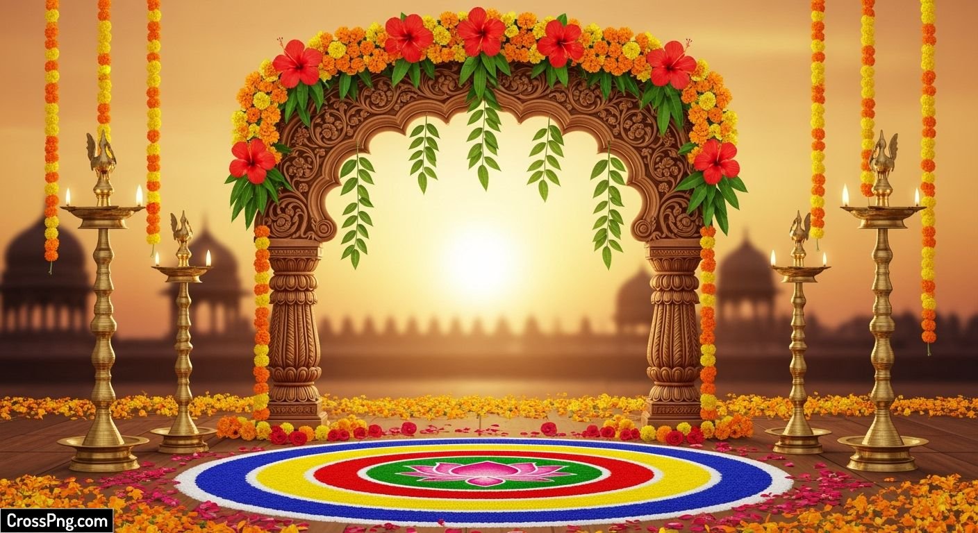Ganesh puja background image 3