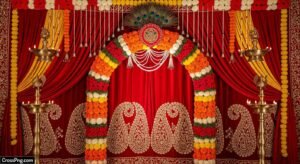 Ganpati background decoration image