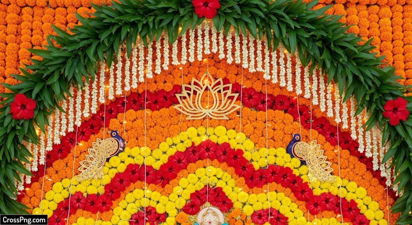 Ganpati background decoration image 2