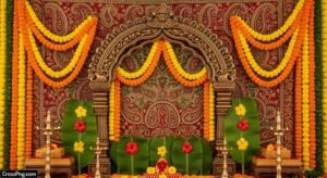Ganpati background decoration image 3