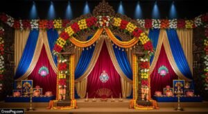 Ganpati background decoration image