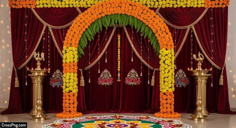 Ganpati background decoration images image