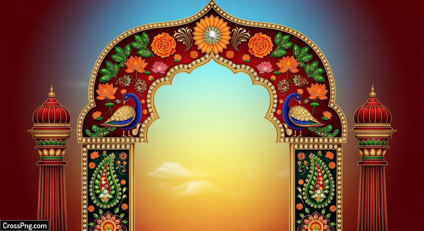 Ganpati background design image 2