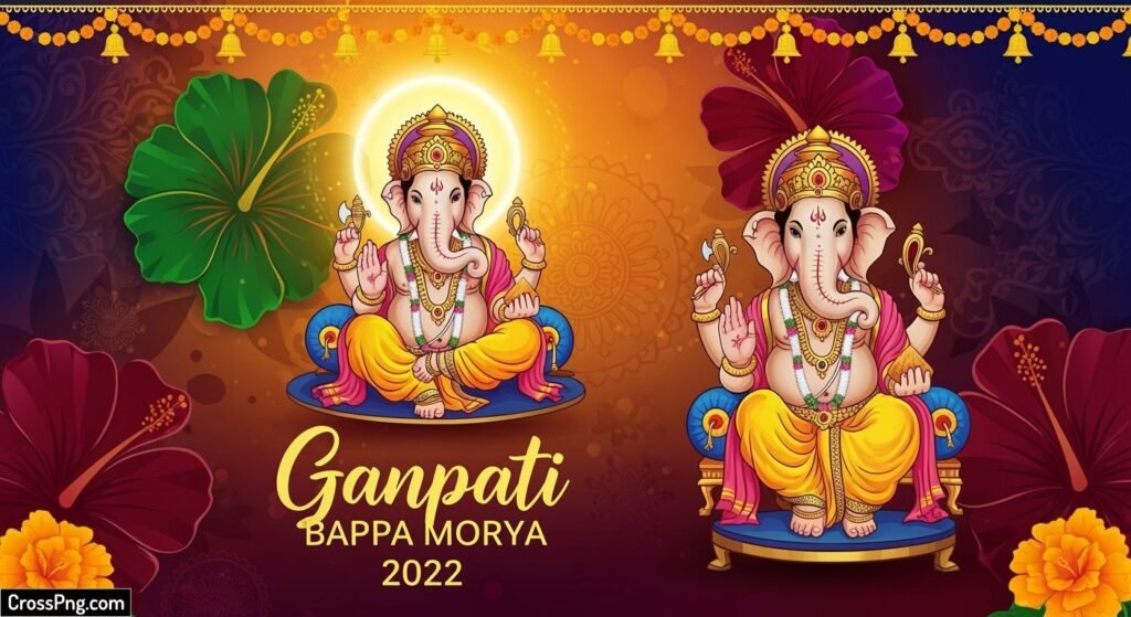 Ganpati banner background image