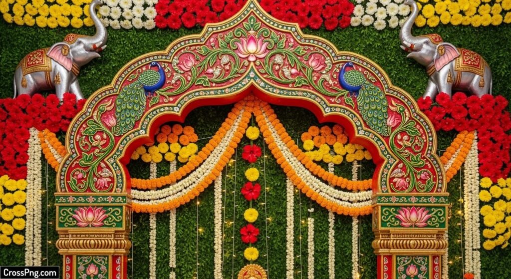 Ganpati bappa background decoration image