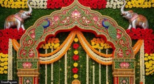 Ganpati bappa background decoration image