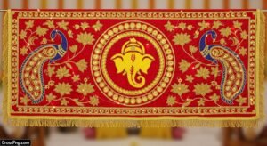 Ganpati decoration banner background image 2