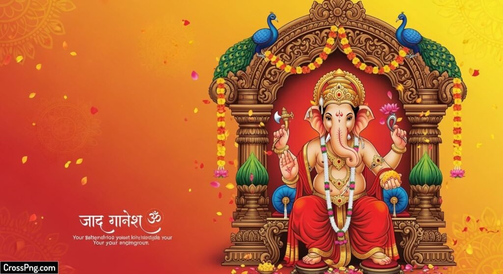 Ganpati flex background image