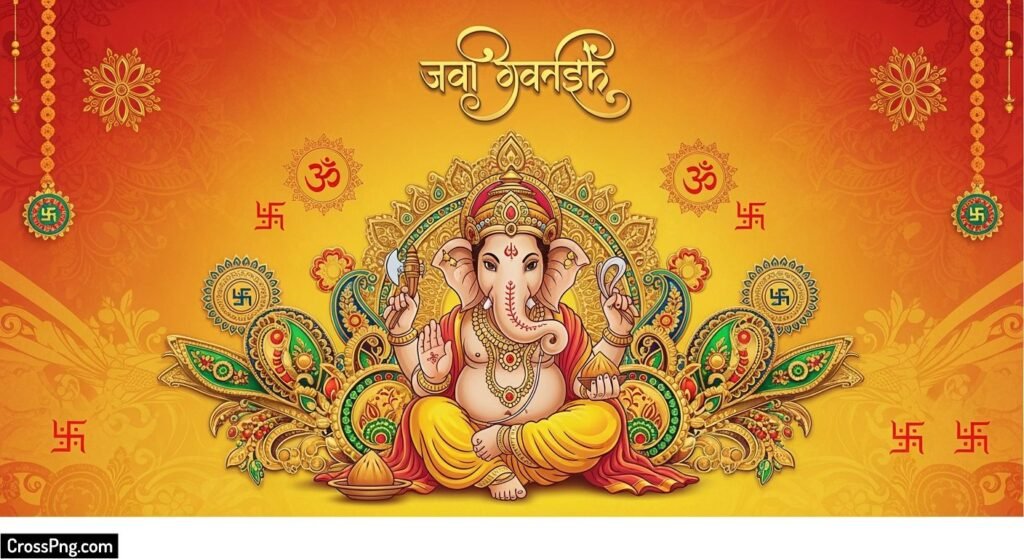 Ganpati flex background image 3