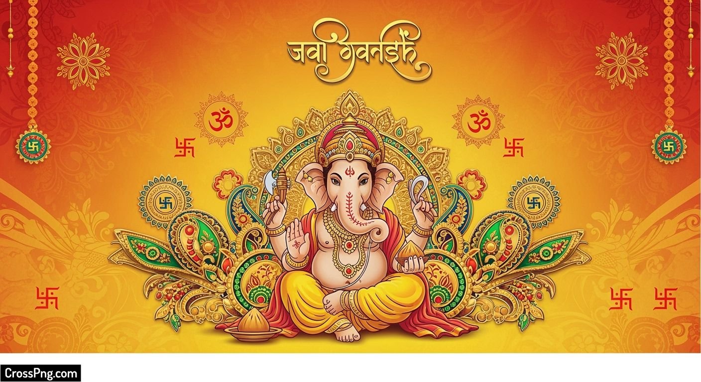 Ganpati flex background image 3