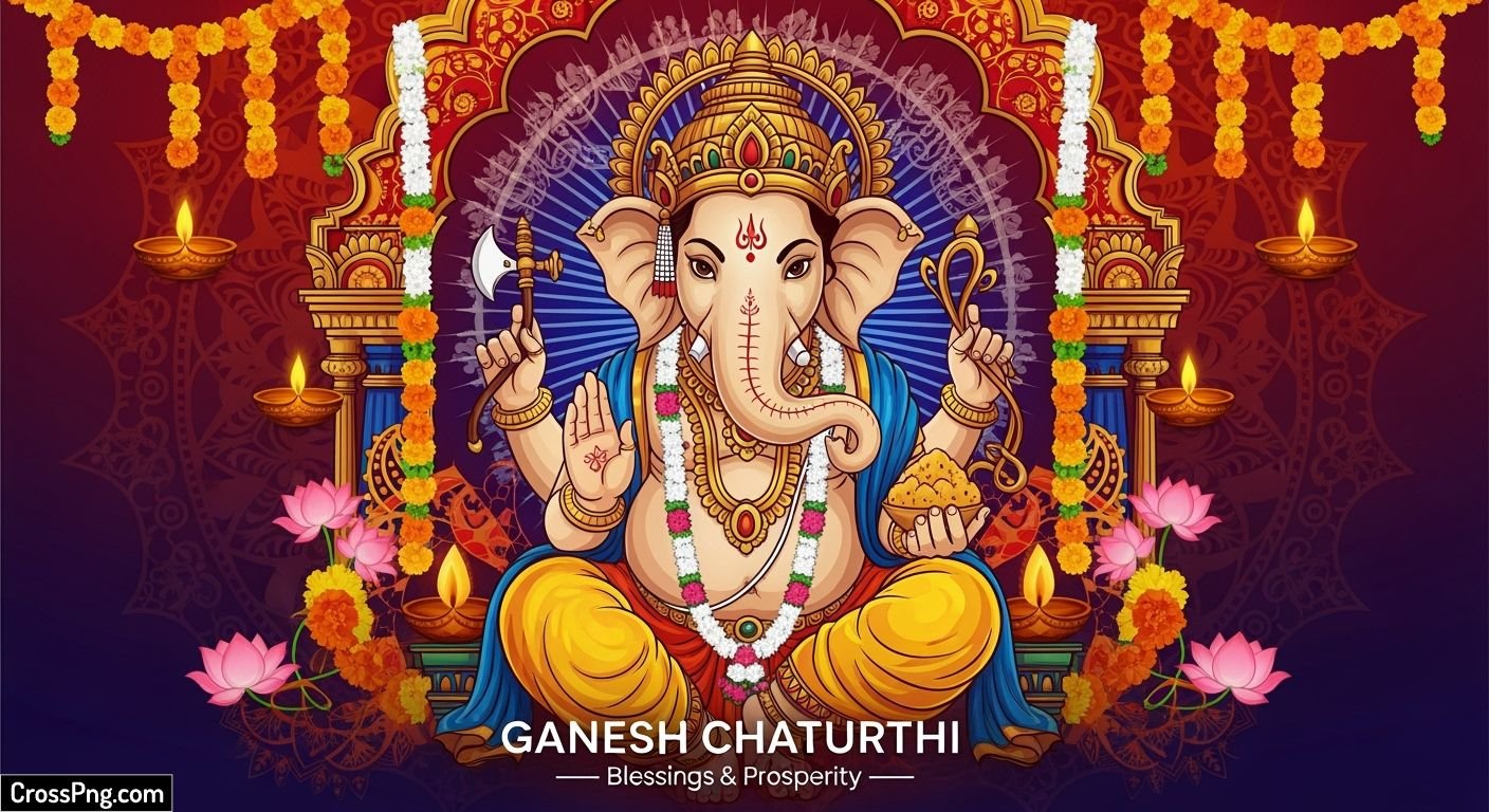 Ganpati poster background image 3