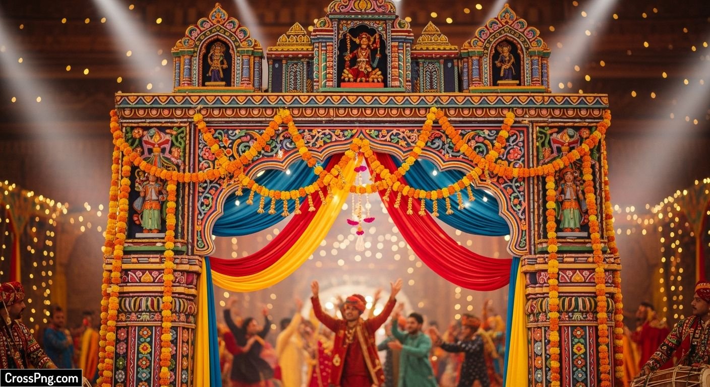 Garba background image