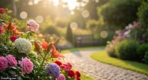 Garden blurred background image 3
