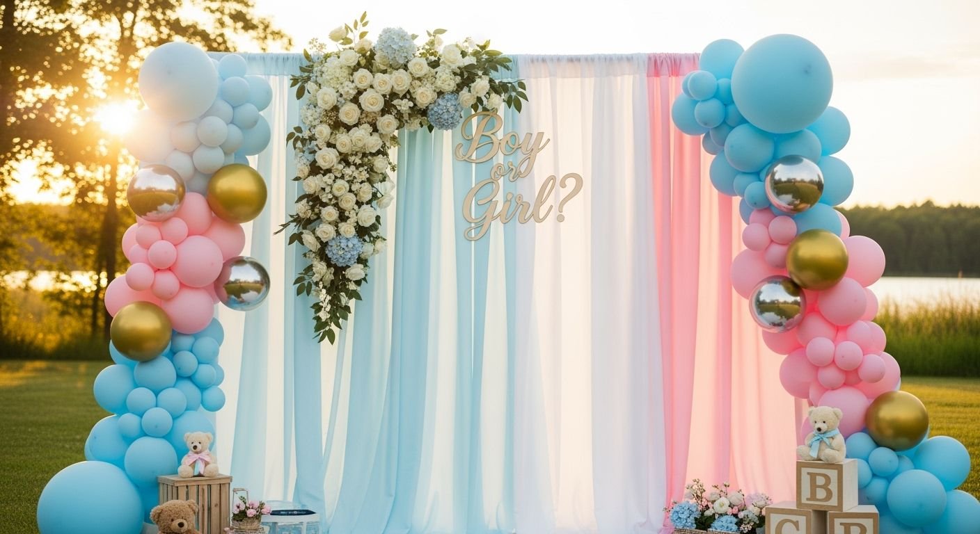 Gender reveal background image