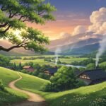 Ghibli background image