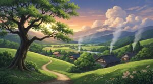 Ghibli background image