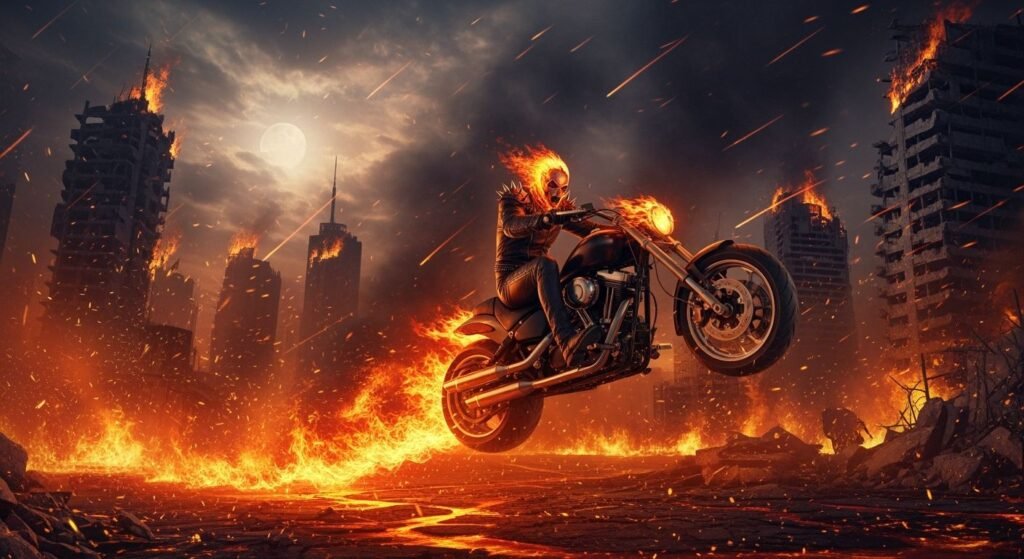 Ghost rider background image
