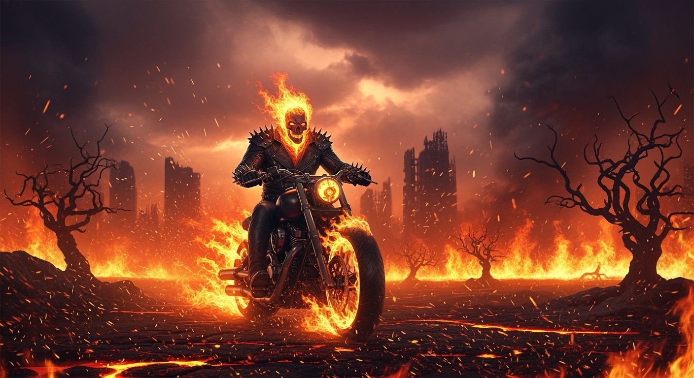 Ghost rider background image 4
