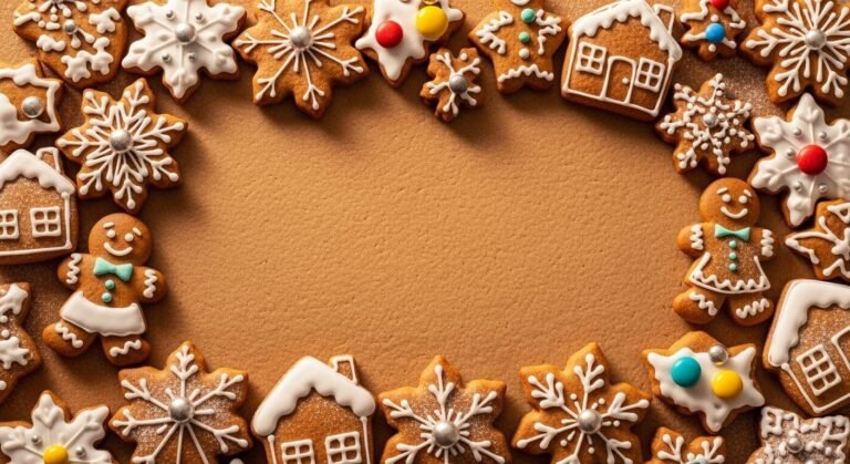 Gingerbread background image 3