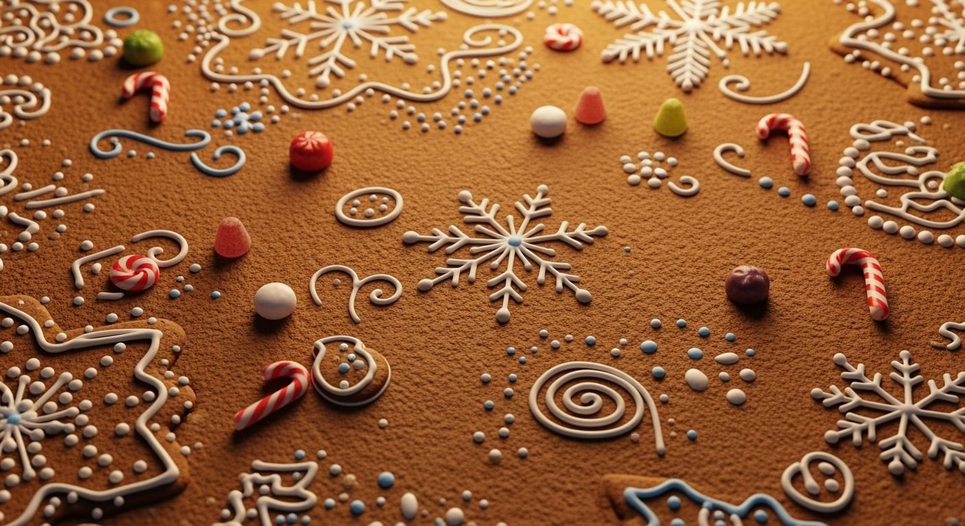 Gingerbread background image